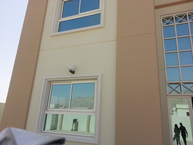 The exterior view of the apartment in this project, showcasing a modern design with clean lines and a stylish facade that enhances the overall aesthetic of the building.